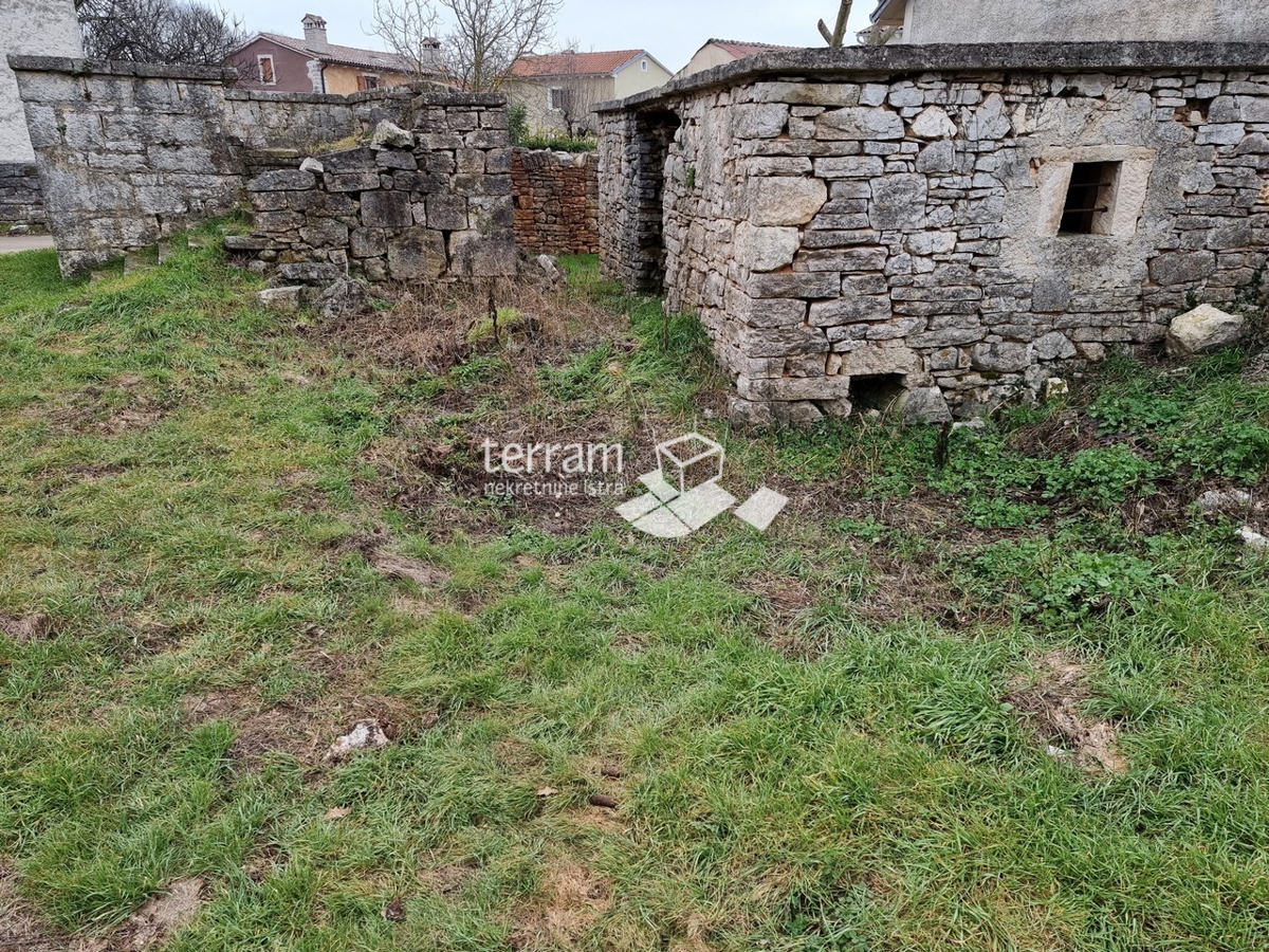 Istria, Žminj, casa istriana indipendente in pietra 160m2 su un grande terreno edificabile 3978m2 da ristrutturare in vendita