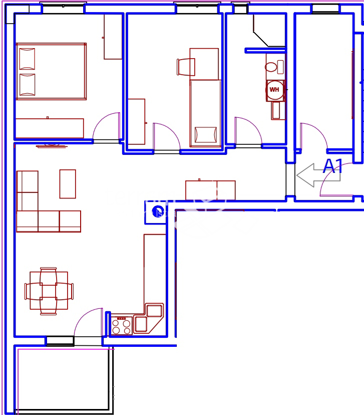 Istria, Pola, Monvidal, appartamento 1° piano 65m2, 2SS+DB, NUOVA COSTRUZIONE #vendita