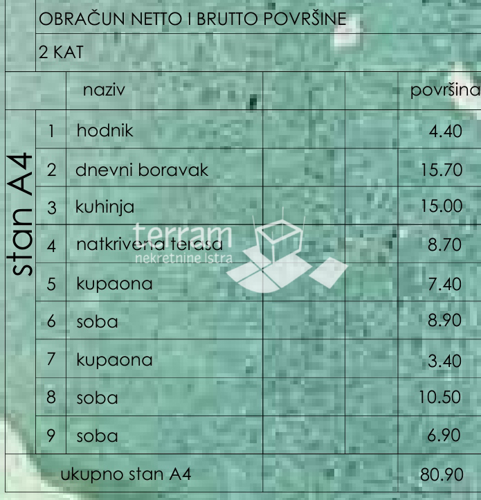 Istria, Pola, secondo piano, ATTICO, 88,70m2, 3SS+DB, NUOVO #vendita