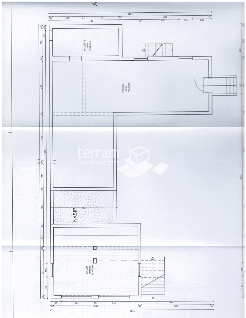 Istria, Lisignano, casa indipendente 733m2 con vista mare, giardino 2155m2 in vendita