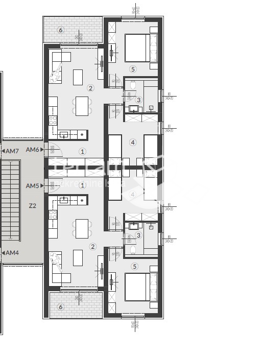 Istria, Medulin, Banjole, dintorni, appartamento 2SS+DB, 1° piano, 62.34m2, parcheggio!! #vendita