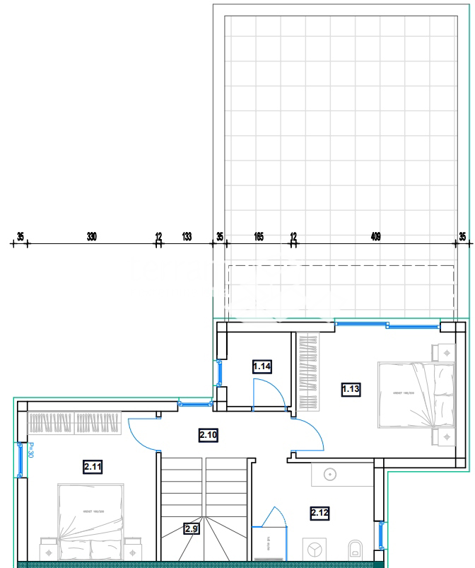 Istria, Lisignano, casa 127m2, con piscina e giardino 480m2, #vendita