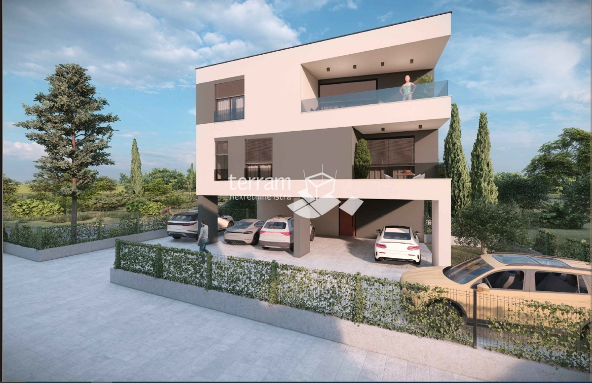 Istria, Pola, Veli vrh, appartamento 54,31 m2, 2 camere da letto, 1° piano, parcheggio, NUOVO!! #vendita