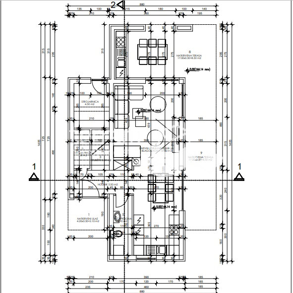 Istria, Marčana, casa 141,2m2 con piscina, vista mare, NUOVO!!, in vendita