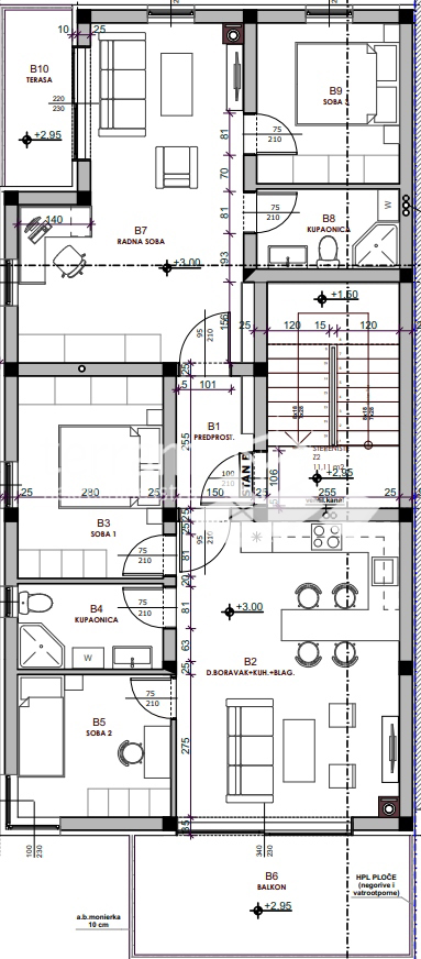 Istria, Medolino, appartamento al primo piano 109,83m2, garage, NUOVA #vendita