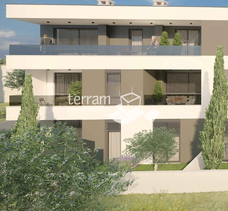 Istria, Pola, Štinjan, appartamento 59,88m2, 2 camere da letto, 1° piano, parcheggio, vicino al mare, NUOVO!! #vendita