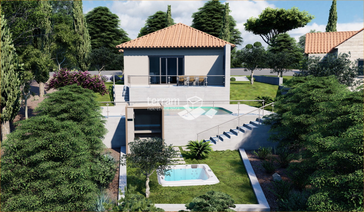 Istria, Gimino, casa 105m2 con piscina, giardino 620m2, #vendita