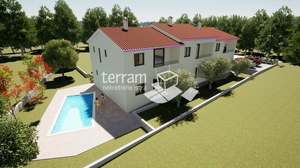 Istria, Ližnjan, appartamento 124m2, 2 camere da letto, parcheggio, giardino, NUOVO!! #vendita