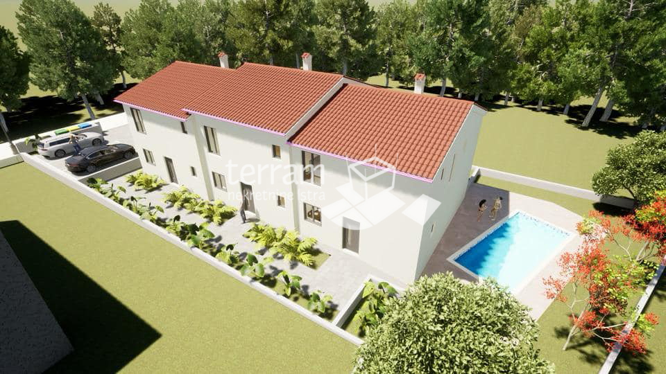 Istria, Ližnjan, appartamento 124m2, 2 camere da letto, parcheggio, giardino, NUOVO!! #vendita