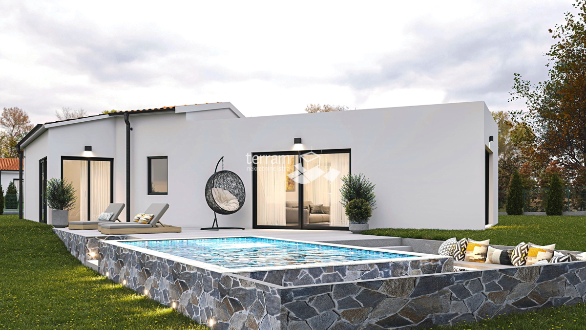 Istria, Barbana, Kožljani, casa indipendente 145m2, 3 camere da letto, piscina, NUOVA!! #vendita