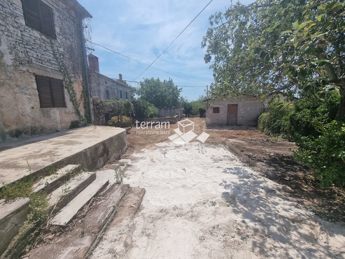 Istria, Barban, vecchia casa istriana di 200m2 con un ampio giardino di 1500m2, in vendita