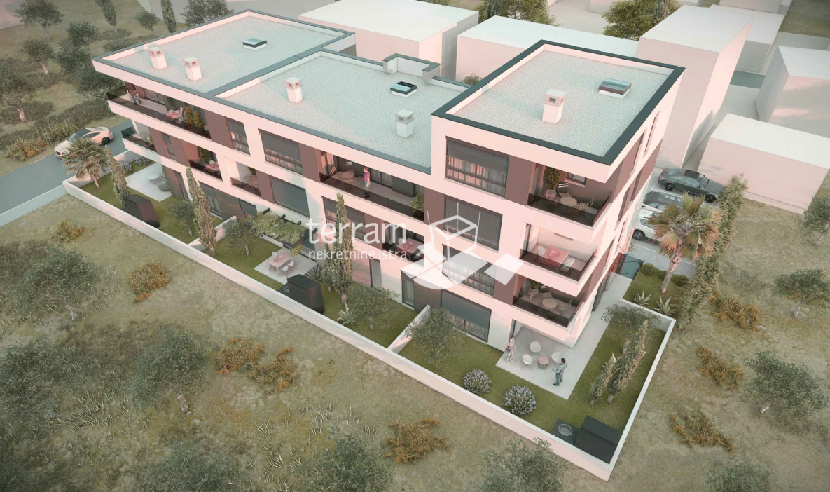 Istria, Pola, Štinjan, appartamento 59,88m2, 2 camere da letto, 1° piano, parcheggio, vicino al mare, NUOVO!! #vendita