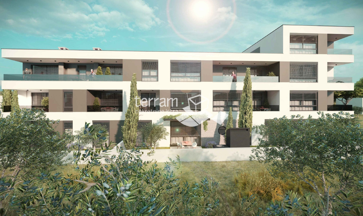 Istria, Pola, Štinjan, appartamento 59,88m2, 2 camere da letto, 1° piano, parcheggio, vicino al mare, NUOVO!! #vendita