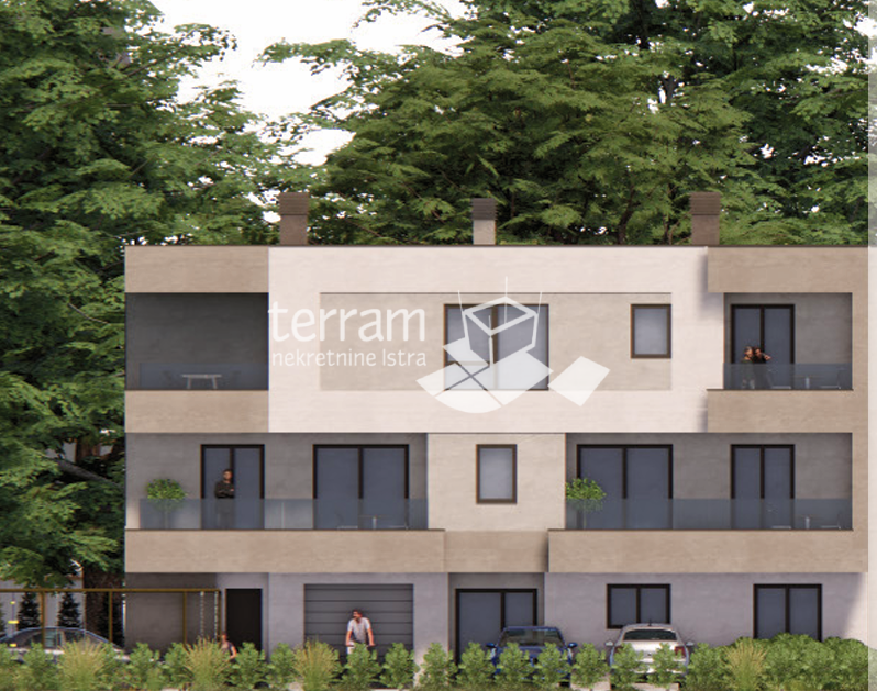 Istria, Pola, Busoler, appartamento 50 m2, primo piano, 1 camera da letto + soggiorno con angolo cottura, #vendita