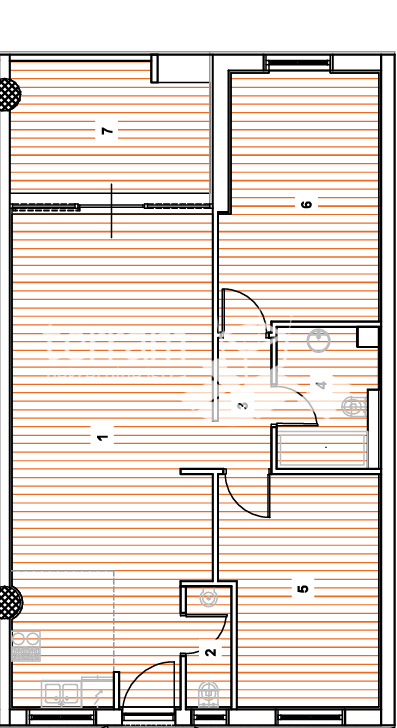 Istra, Pula, Centar, appartamento 83,37m2, 2 camere da letto + soggiorno, primo piano, ascensore, garage, #vendita