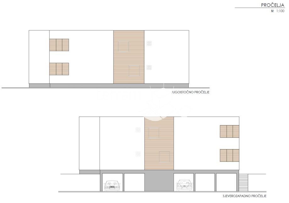 Istria, Medulin, terreno edificabile con permesso di costruzione valido per quattro appartamenti in vendita