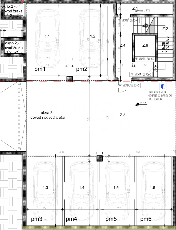 Istria, Pola, Veli vrh, appartamento 44,76 m2, primo piano, 1 camera da letto + soggiorno con angolo cottura, garage, NUOVO, #vendita