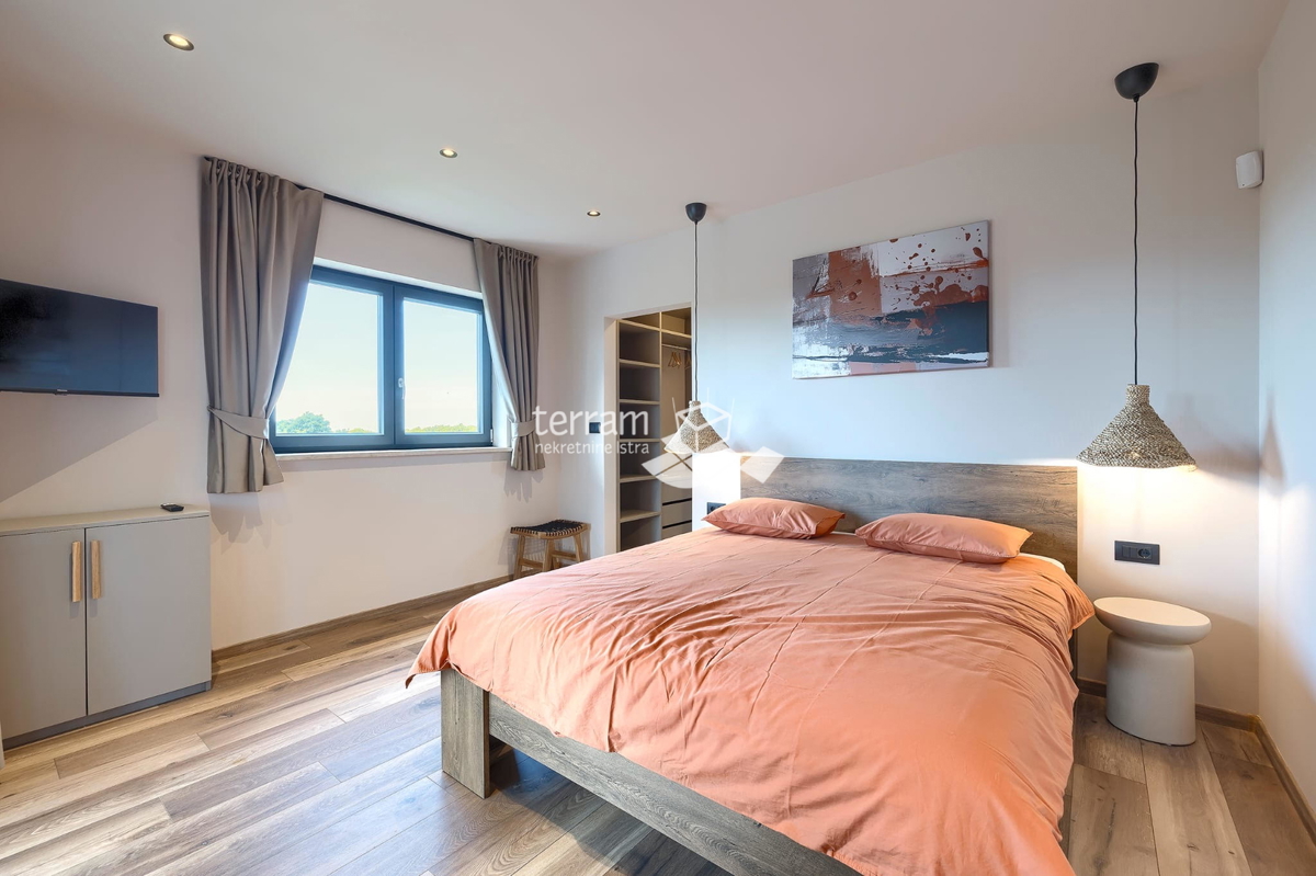 Istra, Vodnjan, periferia casa di lusso, 170m2, piscina 34m2, giardino 851m2, NUOVO, #vendita