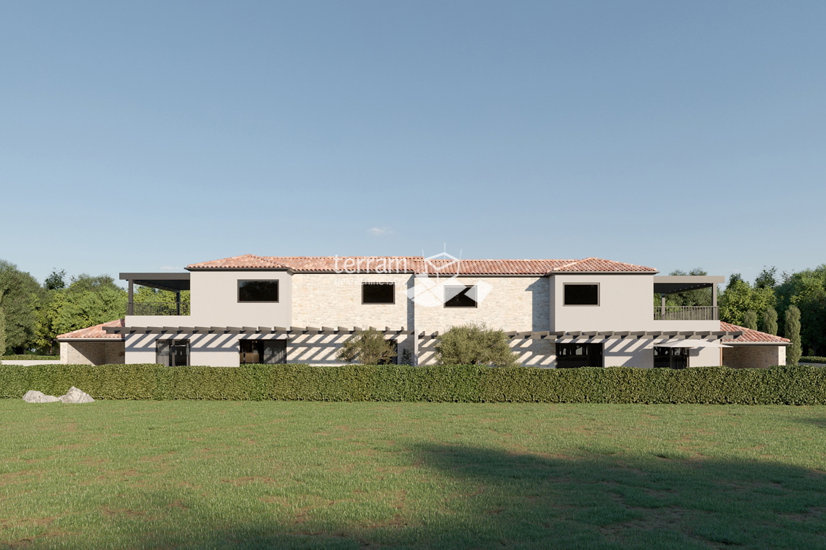 Istria, Ližnjan, Šišan, casa bifamiliare 140 m2, 3 camere da letto + soggiorno, piscina, 465 m2 di giardino! #vendita