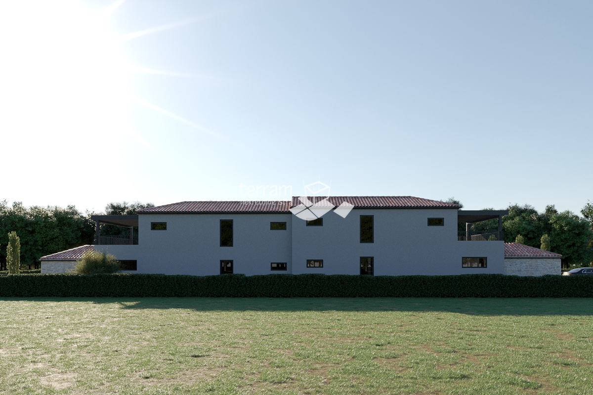 Istria, Ližnjan, Šišan, casa bifamiliare 140 m2, 3 camere da letto + soggiorno, piscina, 465 m2 di giardino! #vendita