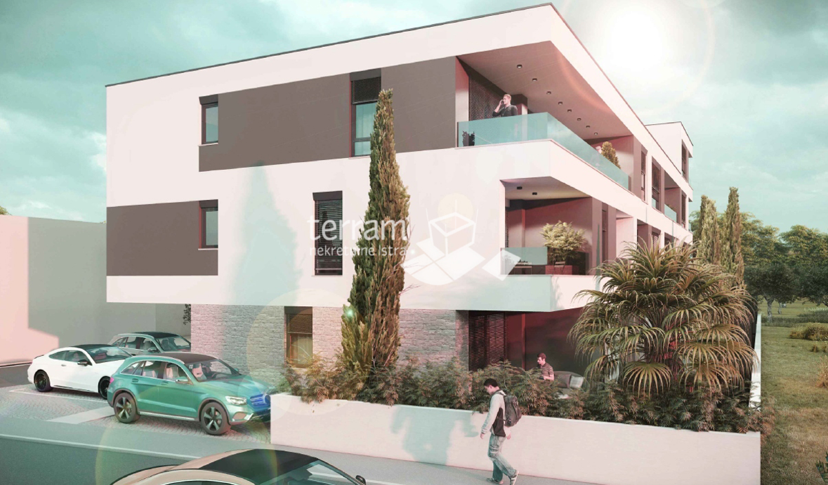 Istria, Pola, Štinjan, appartamento 58,88m2, 2 camere da letto, 1° piano, parcheggio, vicino al mare, NUOVO!! #vendita