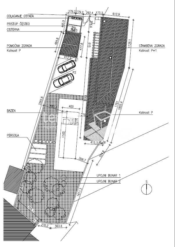 Istria, Canfanaro, casa 159m2, giardino 759m2, permesso di costruzione per ristrutturazione   #vendita