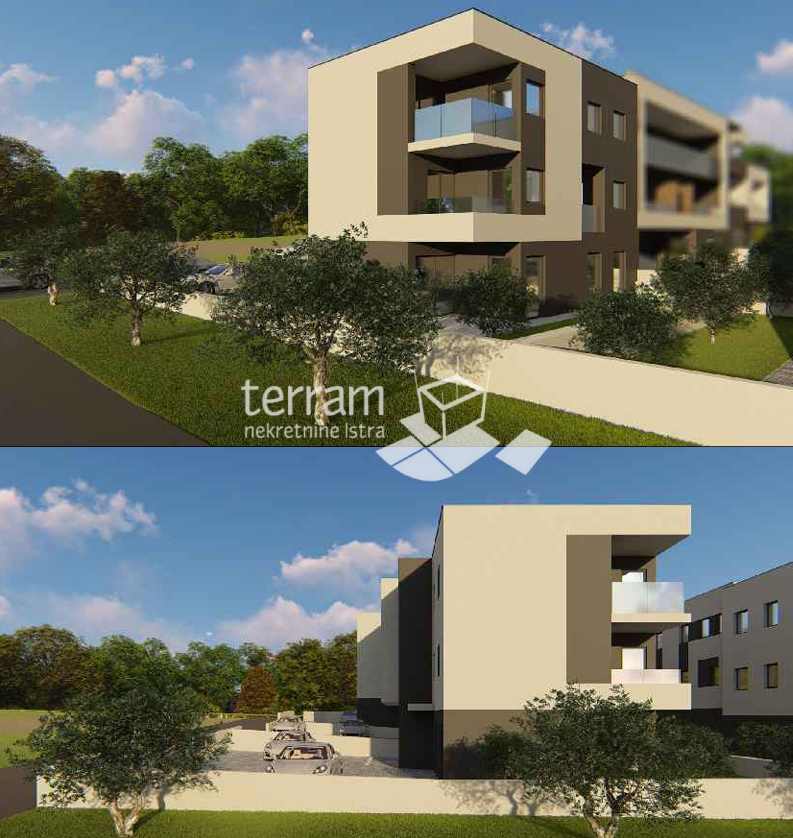 Istria, Pola, piano terra 77 m2, 2SS+DB, giardino 80m2 NUOVO #vendita