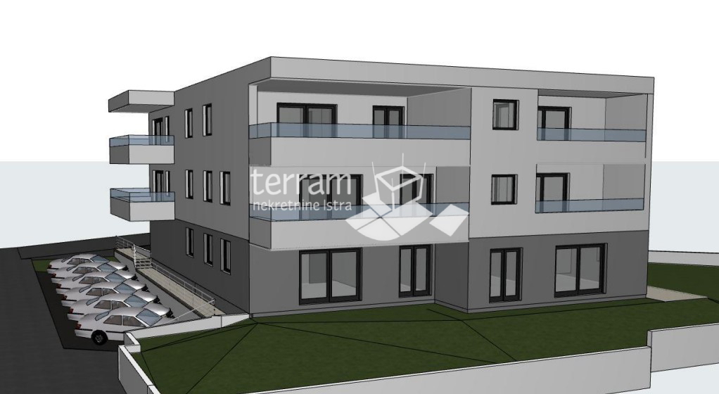 Istria, Medulin, zona Banjole, appartamento II. piano, 106,61 m2, 2 camere da letto, garage, vicino al mare, NUOVO!! #vendita