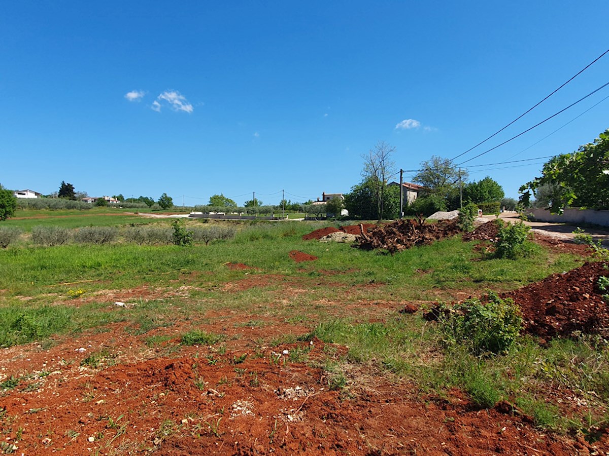 Z-633, Dintorni di Vižinada, terreno edificabile di 1108 m2 con vista panoramica