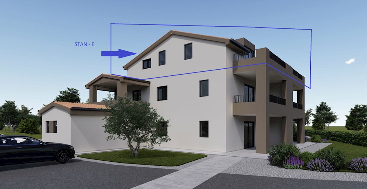 NSOP-233-2-E, Nuovi Appartamenti nei Dintorni di Poreč (9 km)