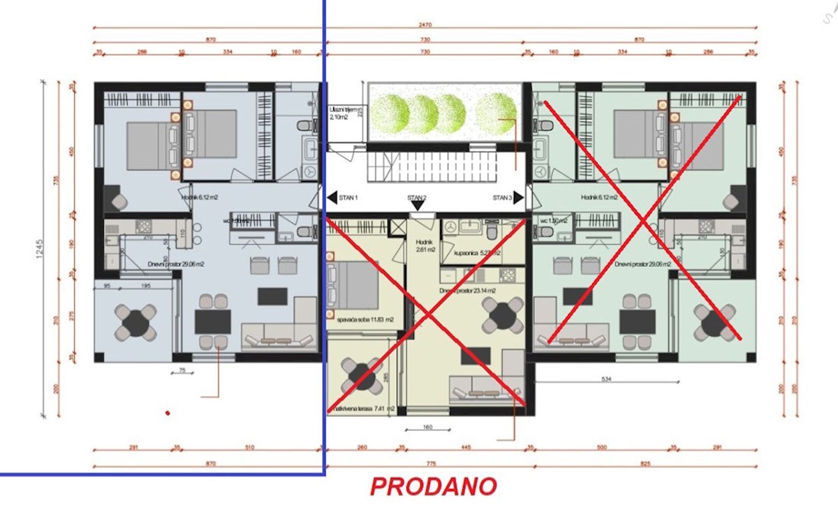 Vendita, appartamento in costruzione, piano terra ca. 77 m² + giardino ca. 120 m² (NSOP-235-1)