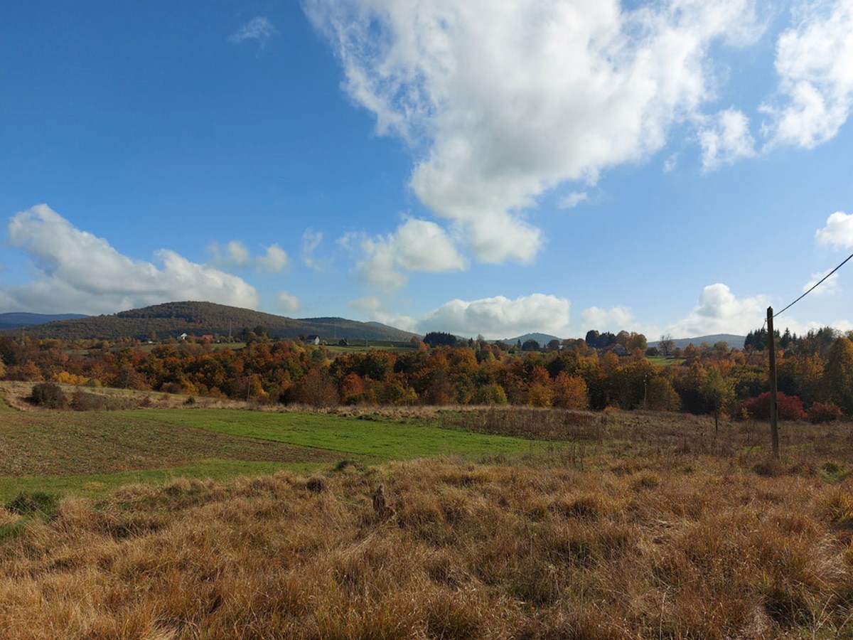 In vendita, zona di Vrbovsko – Casa da ristrutturare, possibilità di ulteriore costruzione, vista panoramica GK-001