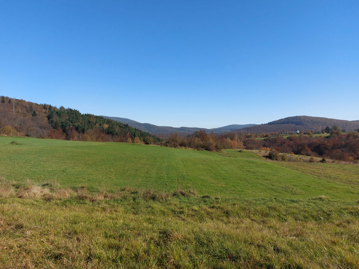 In vendita, zona di Vrbovsko – Casa da ristrutturare, possibilità di ulteriore costruzione, vista panoramica GK-001