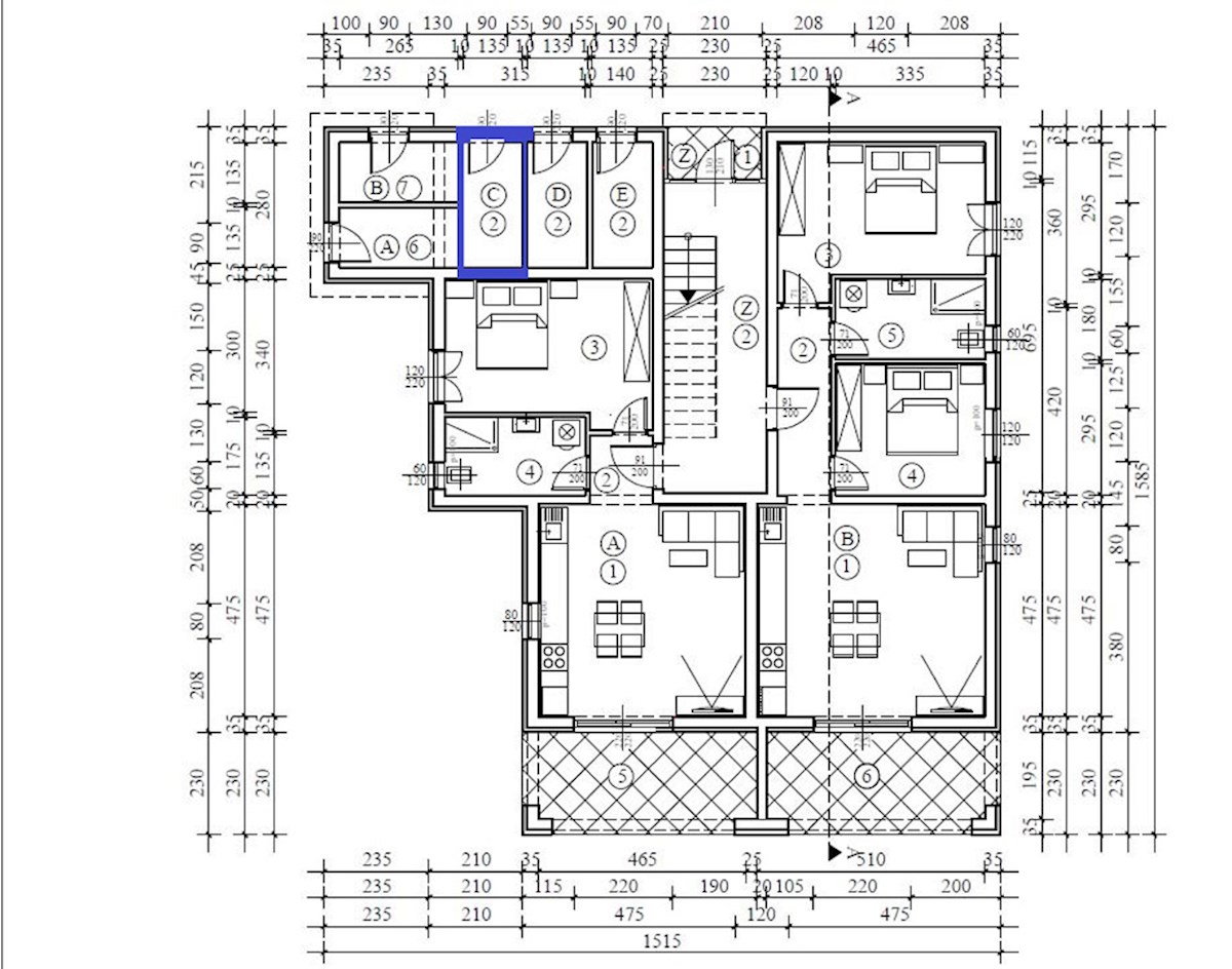 NSOP-232-1-C, Nuovi Appartamenti nei Dintorni di Poreč (9 km)