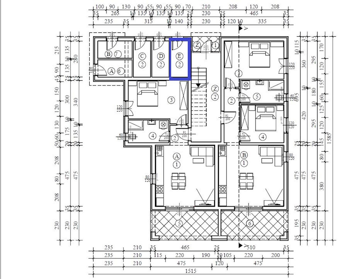 NSOP-232-1-E, Nuovi Appartamenti nei Dintorni di Poreč (9 km)
