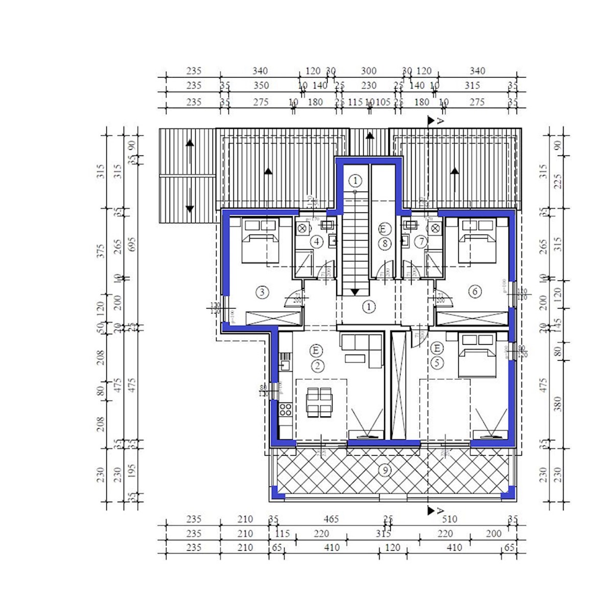 NSOP-232-1-E, Nuovi Appartamenti nei Dintorni di Poreč (9 km)