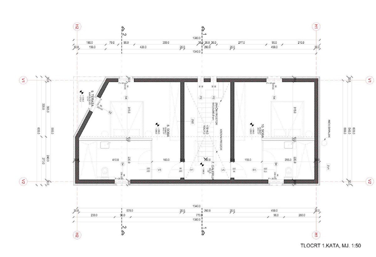 KV – 046: Casa in costruzione, superficie netta 135 m², situata nel pittoresco villaggio di Funtana, a soli 150 metri in linea d’aria dal mare e circa 400 metri dalla spiaggia.