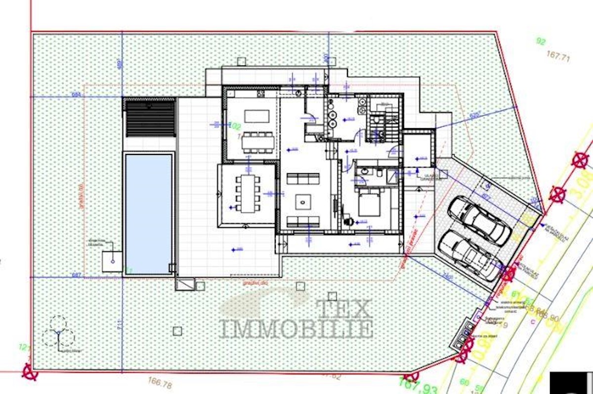 Parenzo, casa con piscina in costruzione