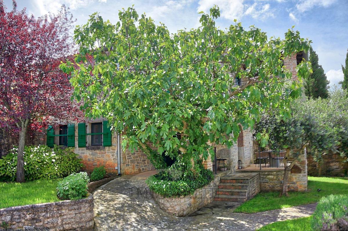 In una zona tranquilla a 20 km da Parenzo è in vendita una bella casa in pietra ristrutturata con piscina