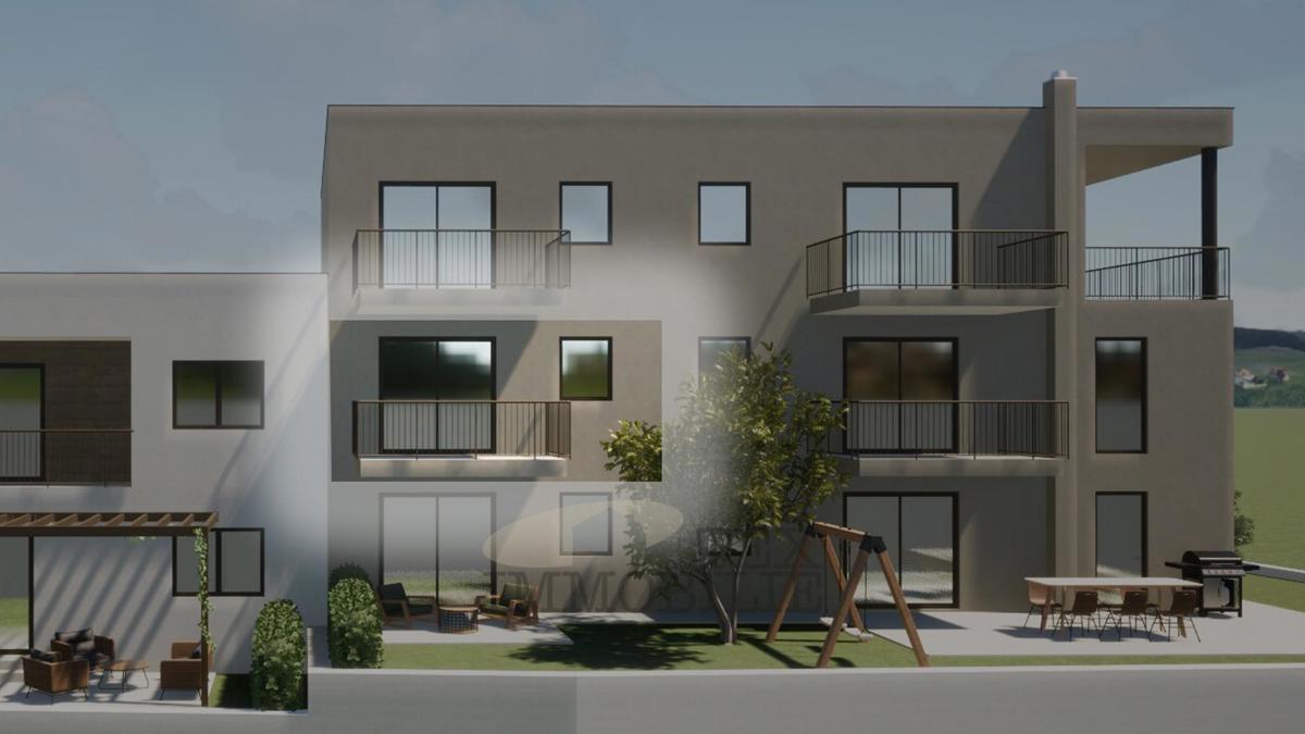 Appartamento al primo piano in nuova costruzione, a 3 km dal mare – Zona di Parenzo