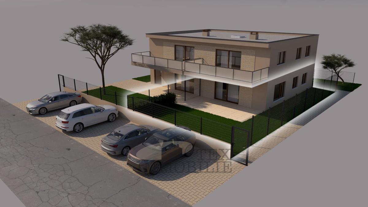 Appartamento con 2 camere da letto e giardino privato di 95 m²
