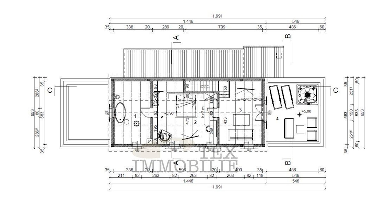 Bella villa con piscina vicino a Parenzo - in costruzione 