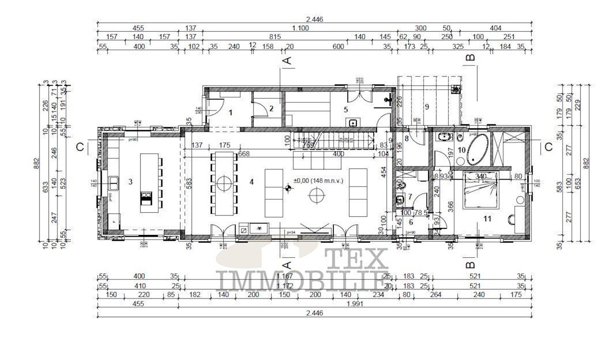 Bella villa con piscina vicino a Parenzo - in costruzione 