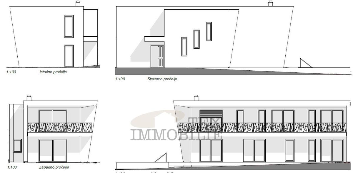 Parenzo, casa con piscina in costruzione