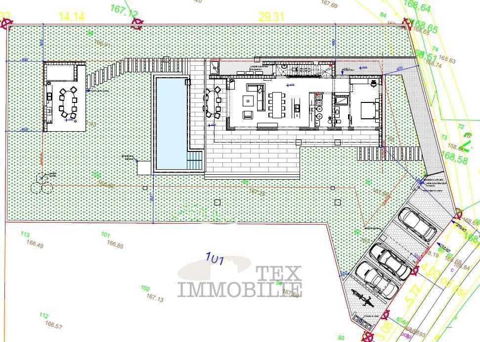 Parenzo, casa con piscina in costruzione