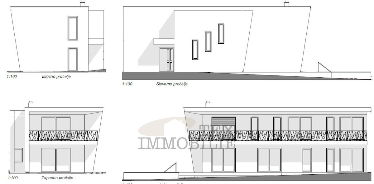 Parenzo, casa con piscina in costruzione