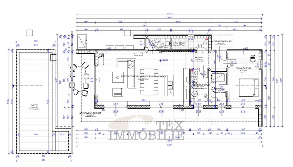 Parenzo, casa con piscina in costruzione