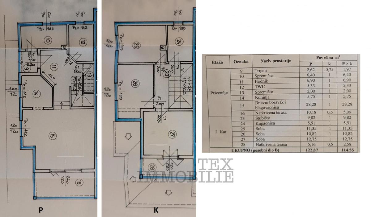 Parenzo - bellissima casa bifamiliare con tre camere da letto