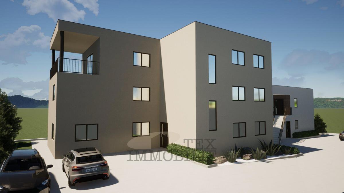 Appartamento al primo piano in nuova costruzione, a 3 km dal mare – Zona di Parenzo