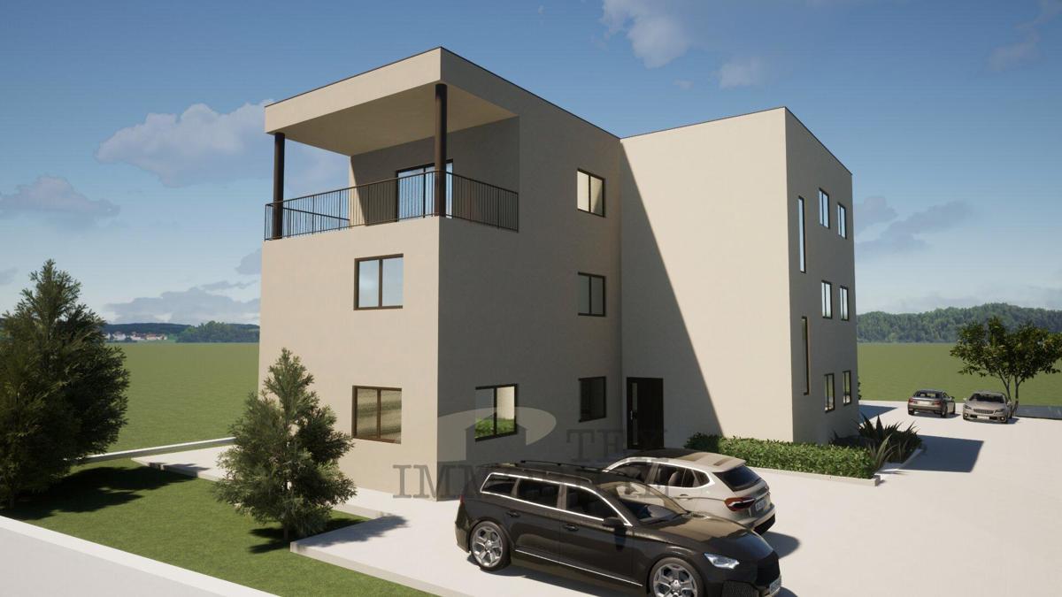 Appartamento al primo piano in nuova costruzione, a 3 km dal mare – Zona di Parenzo